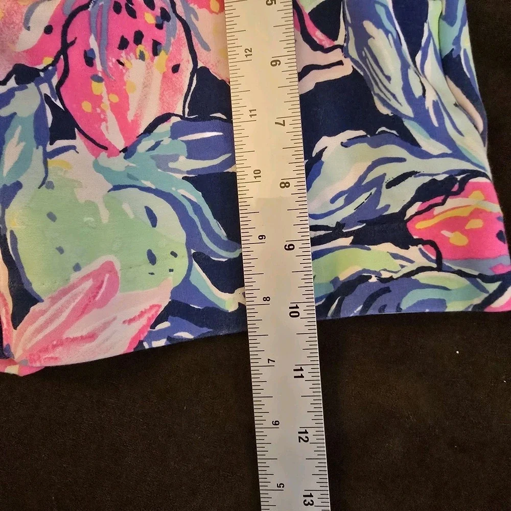 LILLY PULITZER‎ Callahan Short Floral Stretch Beach Twill Women's Size 0